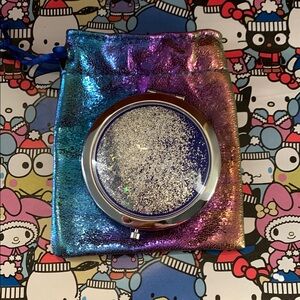 Avon All That Glitters Compact Mirror With Pouch